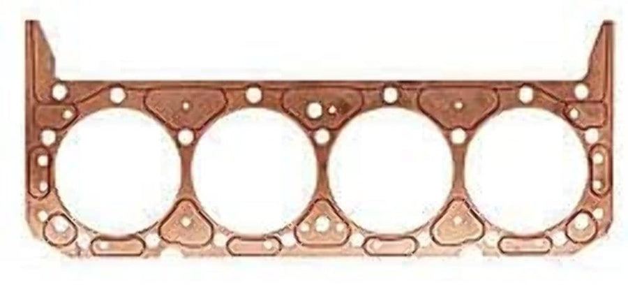 Cylinder Head Gasket, SCE Gaskets ICS Titan, 4.060 in Bore, 0.060 in Compression Thickness, Copper, Driver Side, Small Block Ford, Each