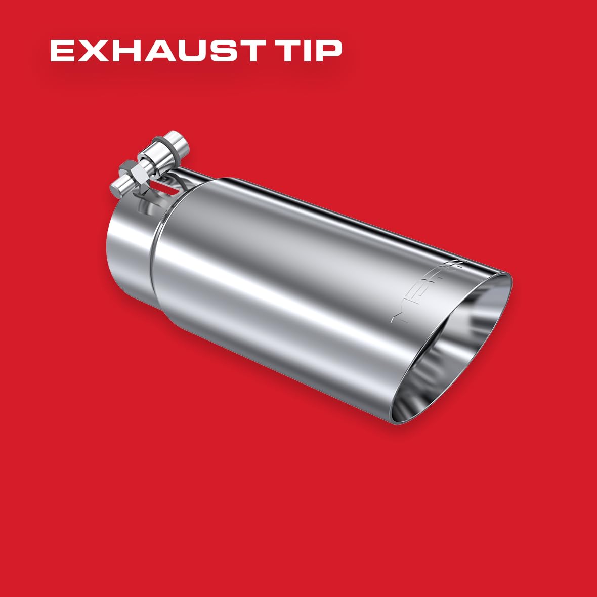 MBRP Dual Wall Universal Tip 3in O.D. Angled End 3 inlet 12 length