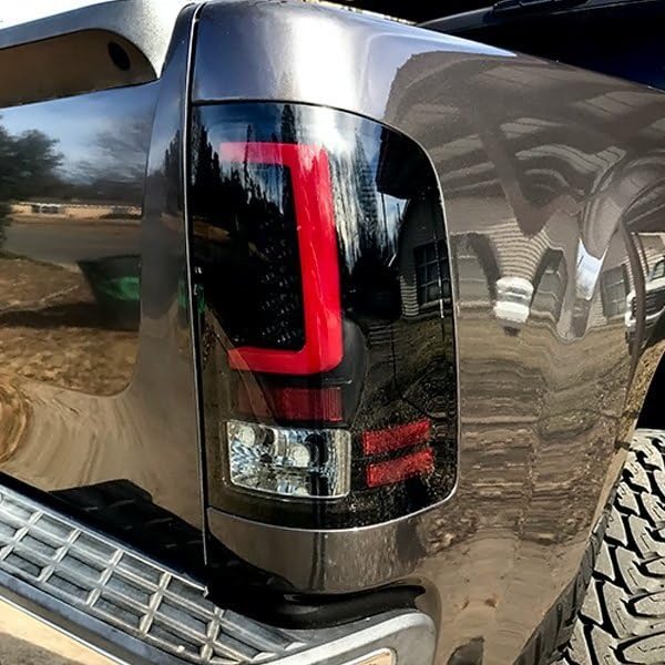 Black/Smoke RECON ACCESS 264389Bk - Fiber Optic Led Tail Lights