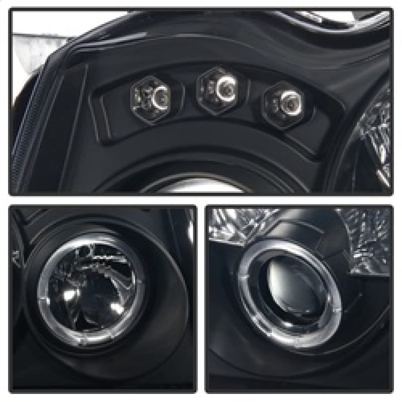 Auto Spyder 5078551 LED Halo Projector Headlights Black/Smoked