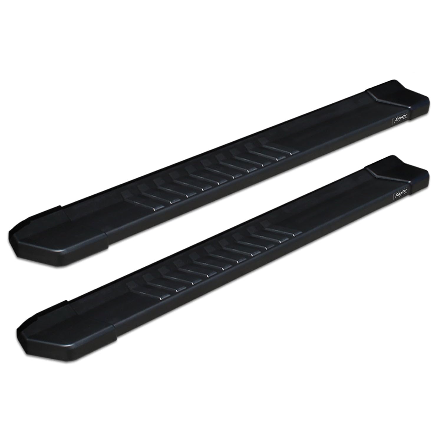 Running Boards Raptor Series Steps 6in OEM Style Black Aluminum Compatible with Regular Cab 07-18 Silverado Sierra 1500 or 07-19 2500 3500 HD