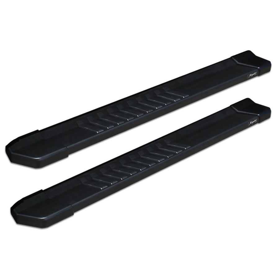 Running Boards Raptor Series Steps 6in OEM Style Black Aluminum Compatible with Regular Cab 2019-2026 Silverado Sierra 1500 and 2020-2026 2500/3500 HD