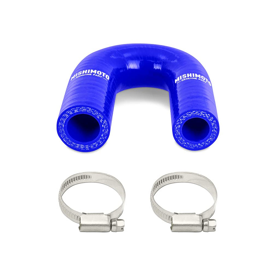 GM LS V8 Heater Core Bypass Hose, Blue Mishimoto Silicone