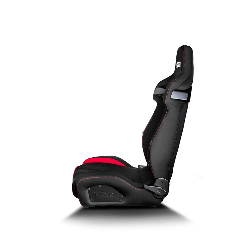 Black/Red Sparco Sport Seat R333 - Reclinable