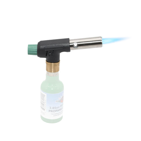 Flame King Mini Propane FK-PV777CGA Blow Torch Head 10,000 BTU for Kitchen, Soldering, Searing, Charcoal/Fire Pit Lighting
