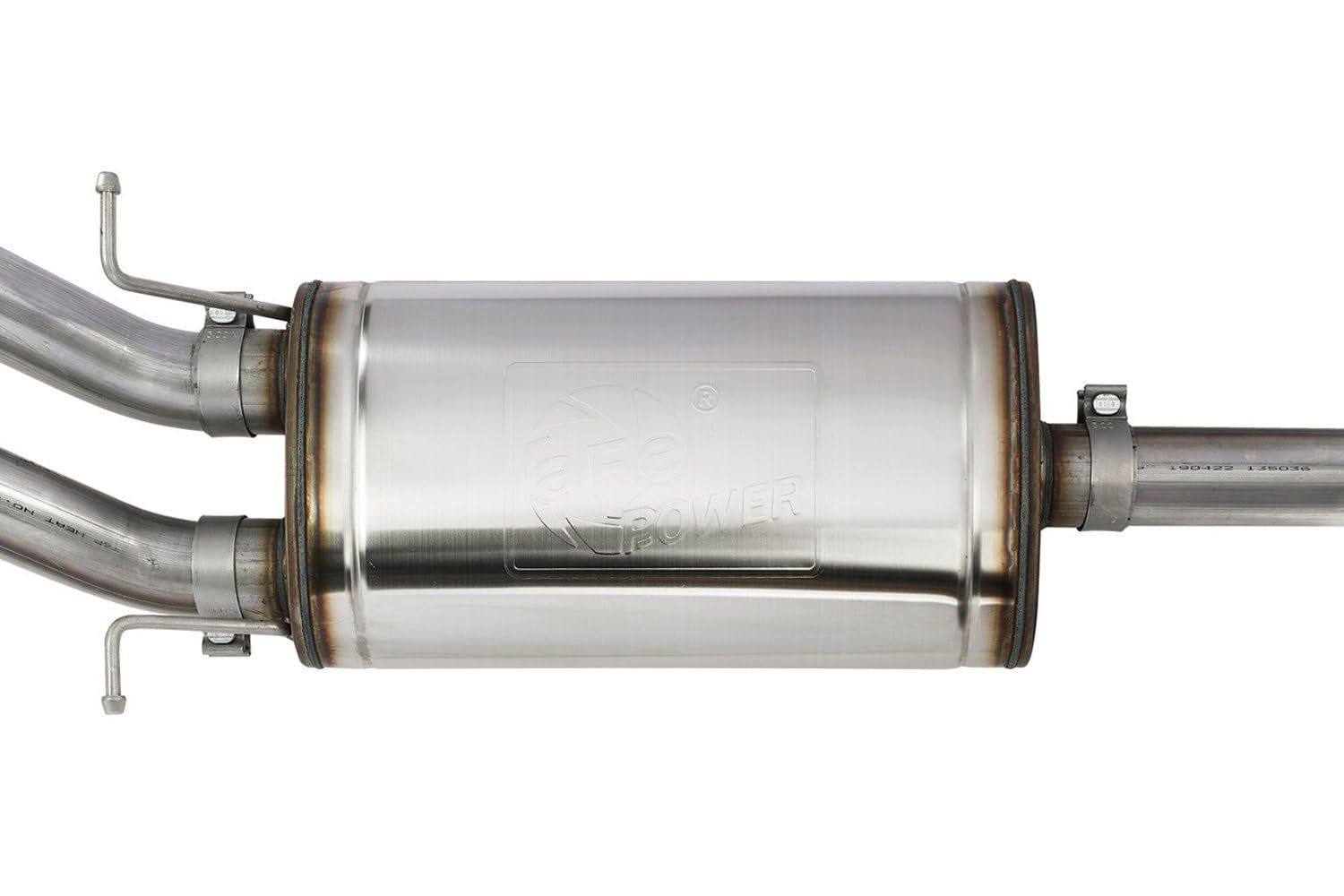 Apollo GT Series aFe POWER 49-44135-B 3" Cat-Back Exhaust System, Dual Black Tip, Stainless Steel, fits GM Trucks