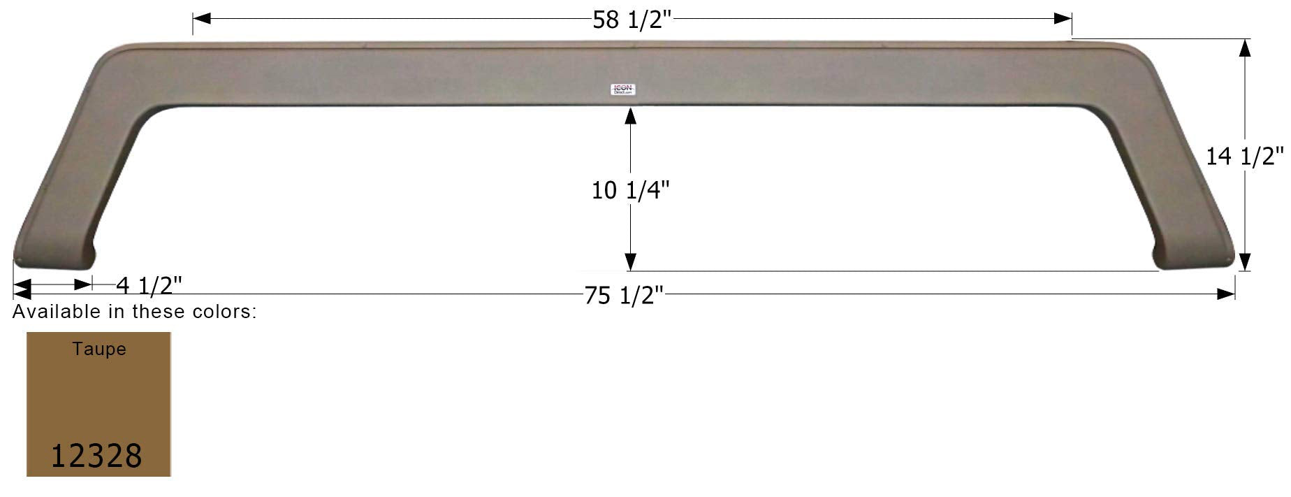 Fender Skirt ICON, Tandem, Timberland, FS2328, Taupe