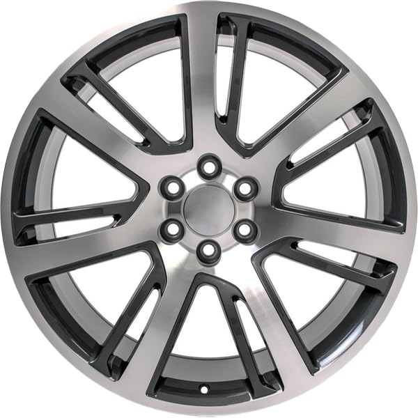 Gunmetal OE Wheels LLC Machined CA88-22090-6550-31MG Painted Wheel (22 x 9. inches /6 x 139 mm, 31 mm Offset)
