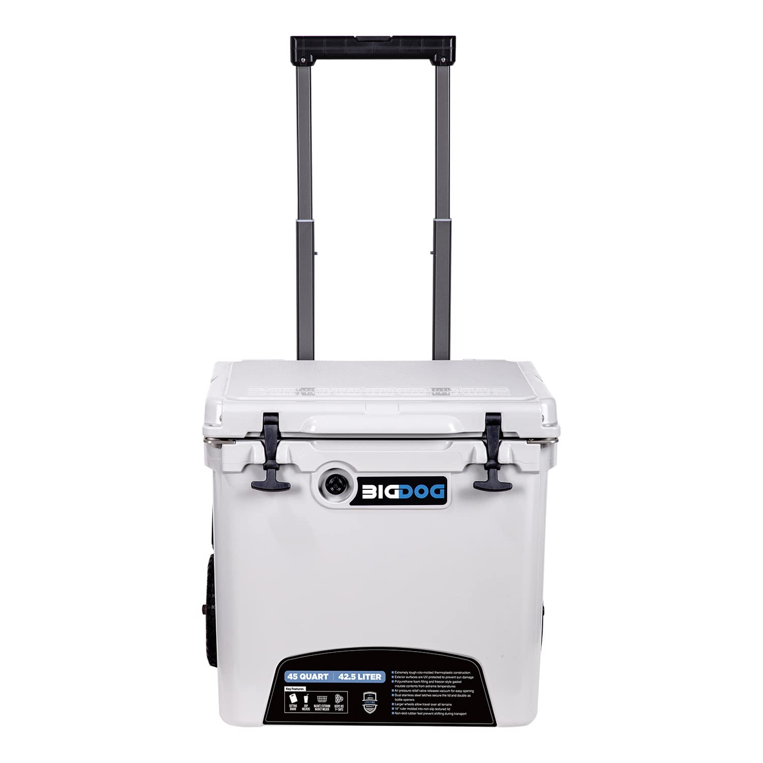 Husky BDCR45 Towing 45 Quart White Aluminum Box Cooler