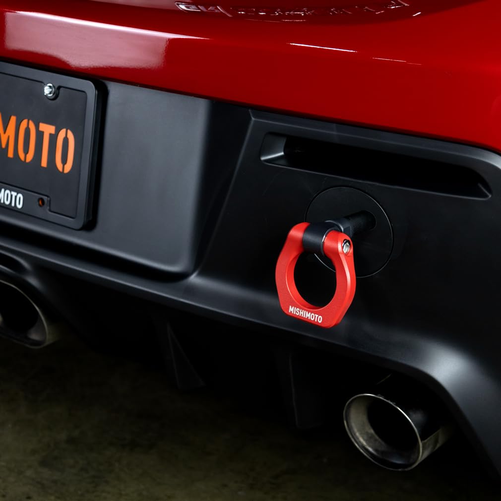 Mishimoto Tow Hook Racing, Compatible with Toyota GR Corolla 2023+, Blue