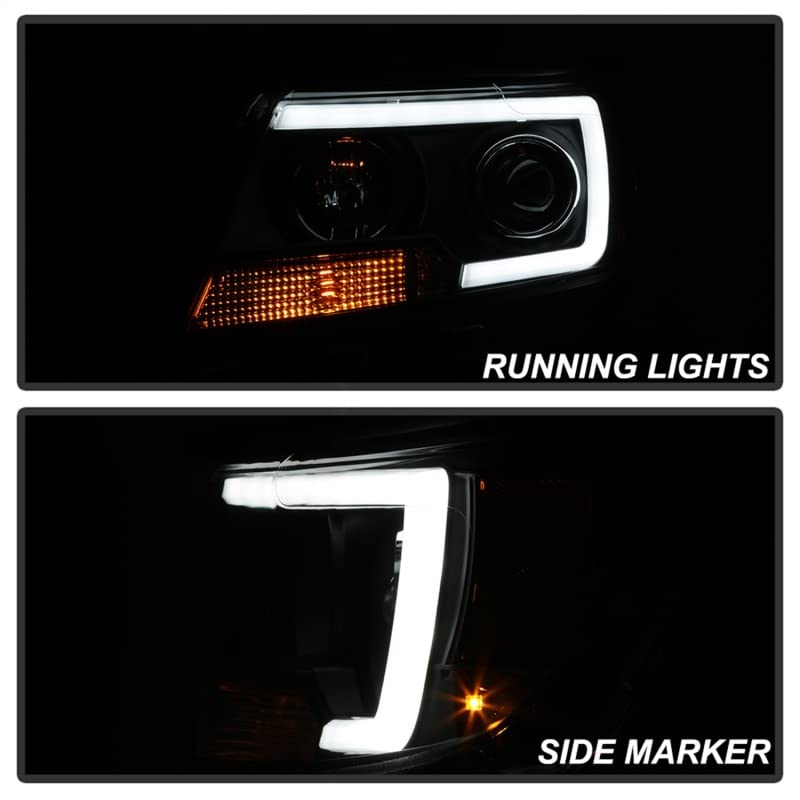 Black Led Spyder 5085283 Projector Headlights For 2015-2019 Chevy Colorado
