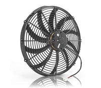 75042 Be Cool Euro-Black 16" High-Torque Electric Puller Fan