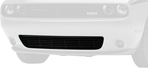 2015-2022 Challenger T-Rex Grilles Laser Billet Grille, Black, 1 Pc, Overlay - PN #6214181