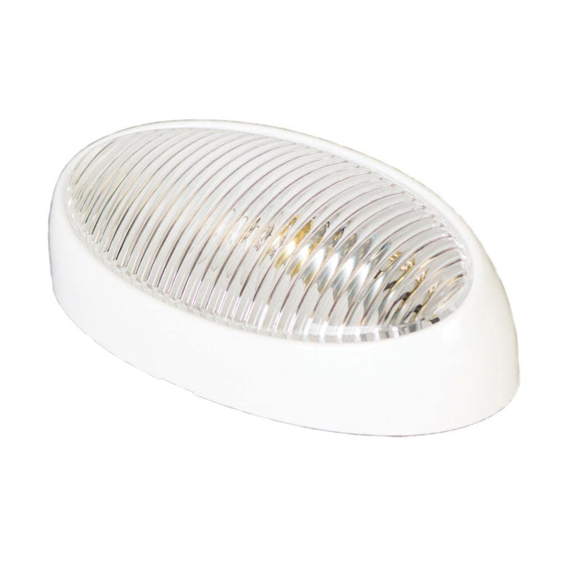 Universal Porch/Utility Light Arcon 51251 with Clear Lens and White Base