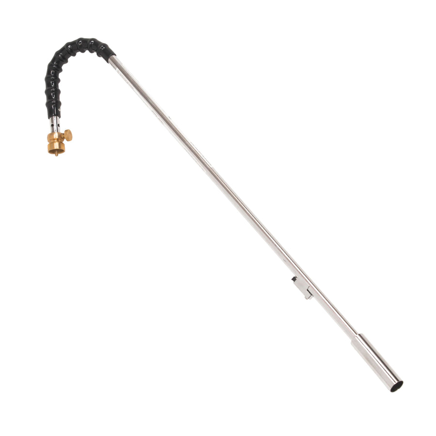 Flame King Propane Torch YSNPQ810CGA Weed Burner with Integrated Lighter, Silver