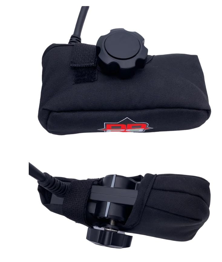 Fishing DD26 Padded Transducer Cover for The Garmin LVS34 (Red)