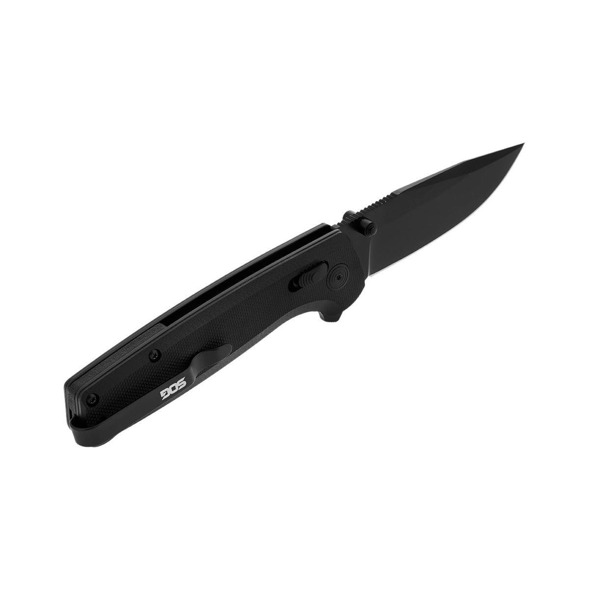 SOG Daily Carry Terminus XR G10 Rugged EDC Ambidextrous Pocket Folding Knife | G10 Handle | Wear-Resistant D2 Steel Blade, Black, Box