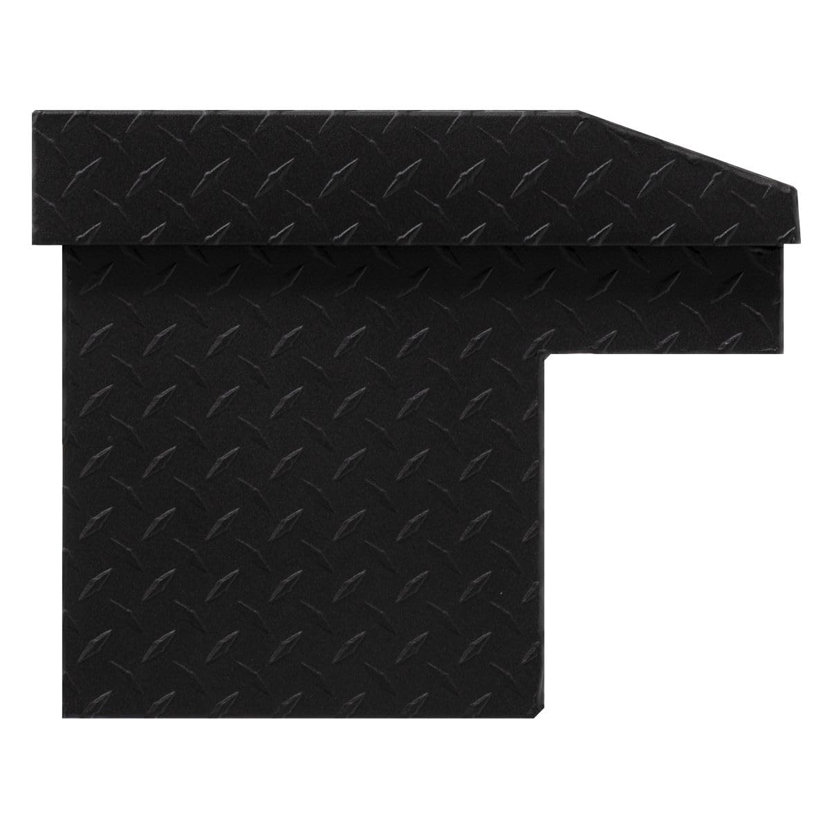Weather Guard 41in Model 180-52-04 Low Profile Lo-Side Box, Aluminum, Textured Matte Black, 3.0 cu ft