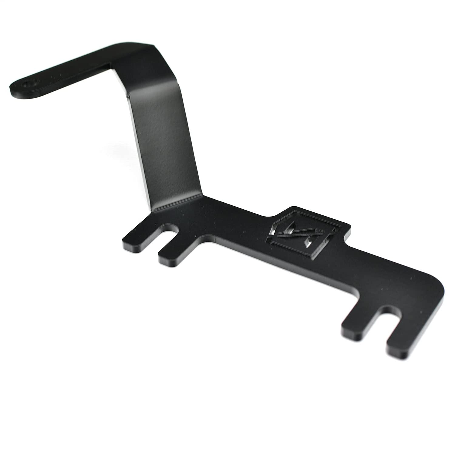 ZROADZ Hood Hinge Bracket Ditch - Compatible w/ 2019-2022 GMC Sierra 1500 - Used to Mount ZROADZ LED Pods - Mild Steel Gloss Black Finish - Bolt-On Easy Installation - PN #Z362281