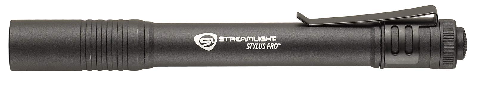 Stylus Pro Streamlight 100-Lumen Penlight with 2 AAA Alkaline Batteries, Black