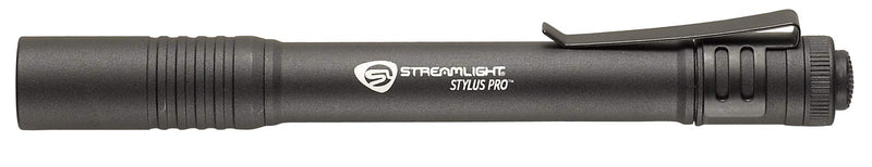Stylus Pro Streamlight 100-Lumen Penlight with 2 AAA Alkaline Batteries, Black