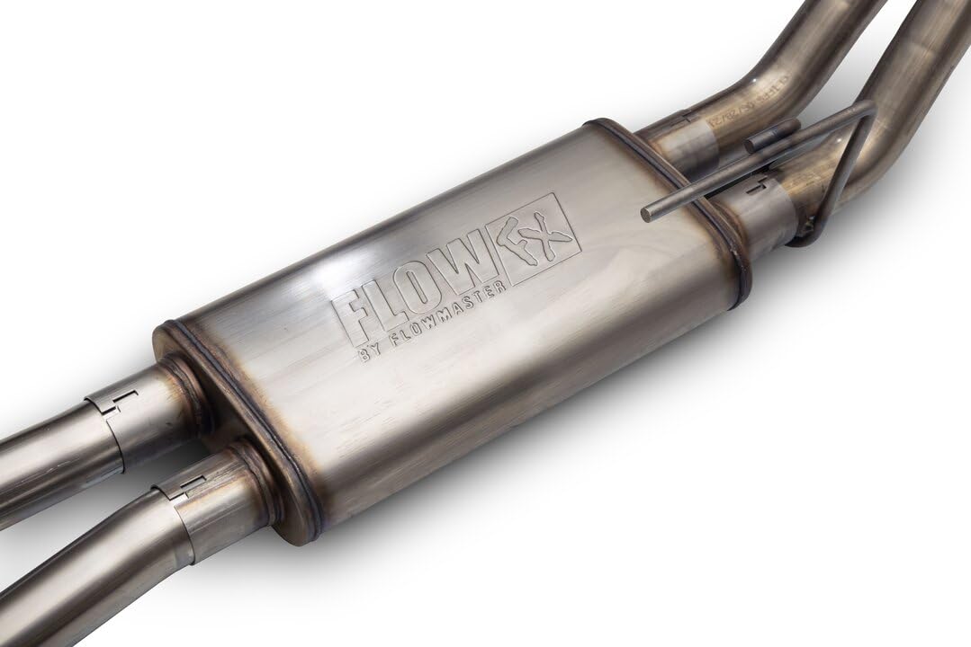 Flowmaster Flow FX 718149 Cat-Back Exhaust 409 Stainless 2.50 in. Dual Side Exit