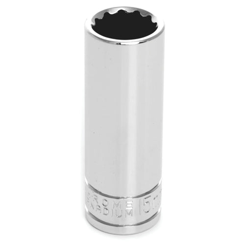 W38715 Performance Tool 3/8-Inch Drive 12-Point Socket, 15mm