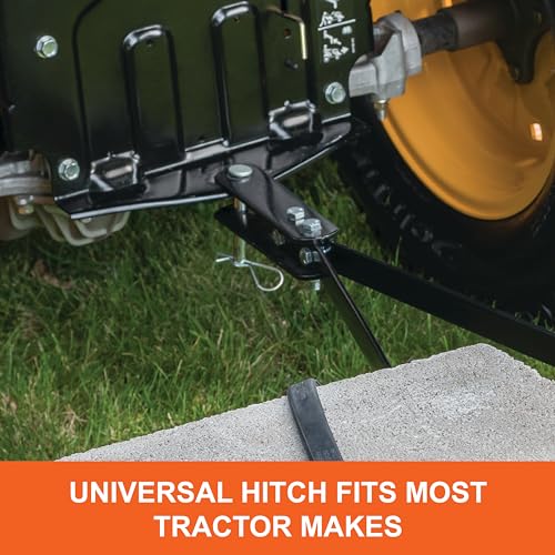 40in Agri-Fab Tow Behind Lawn Dethatcher 45-0294, 20 Durable Spring Steel Tines Lawn dethatcher, Designed to pull behind Lawn and Garden Tractors, Black