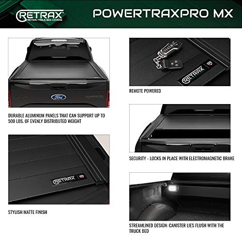 Retrax PowertraxPRO MX Retractable Truck Bed Tonneau Cover | RealTruck | 90311 | Fits 2004 - 2008 Ford F-150 Super Crew & Super Cab 5' 6" Bed (66")