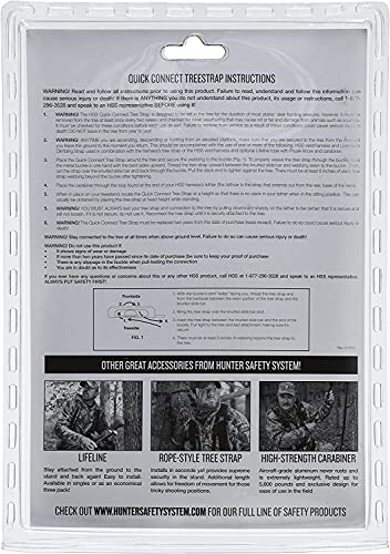 Quick Connect Hunter Safety System Strap