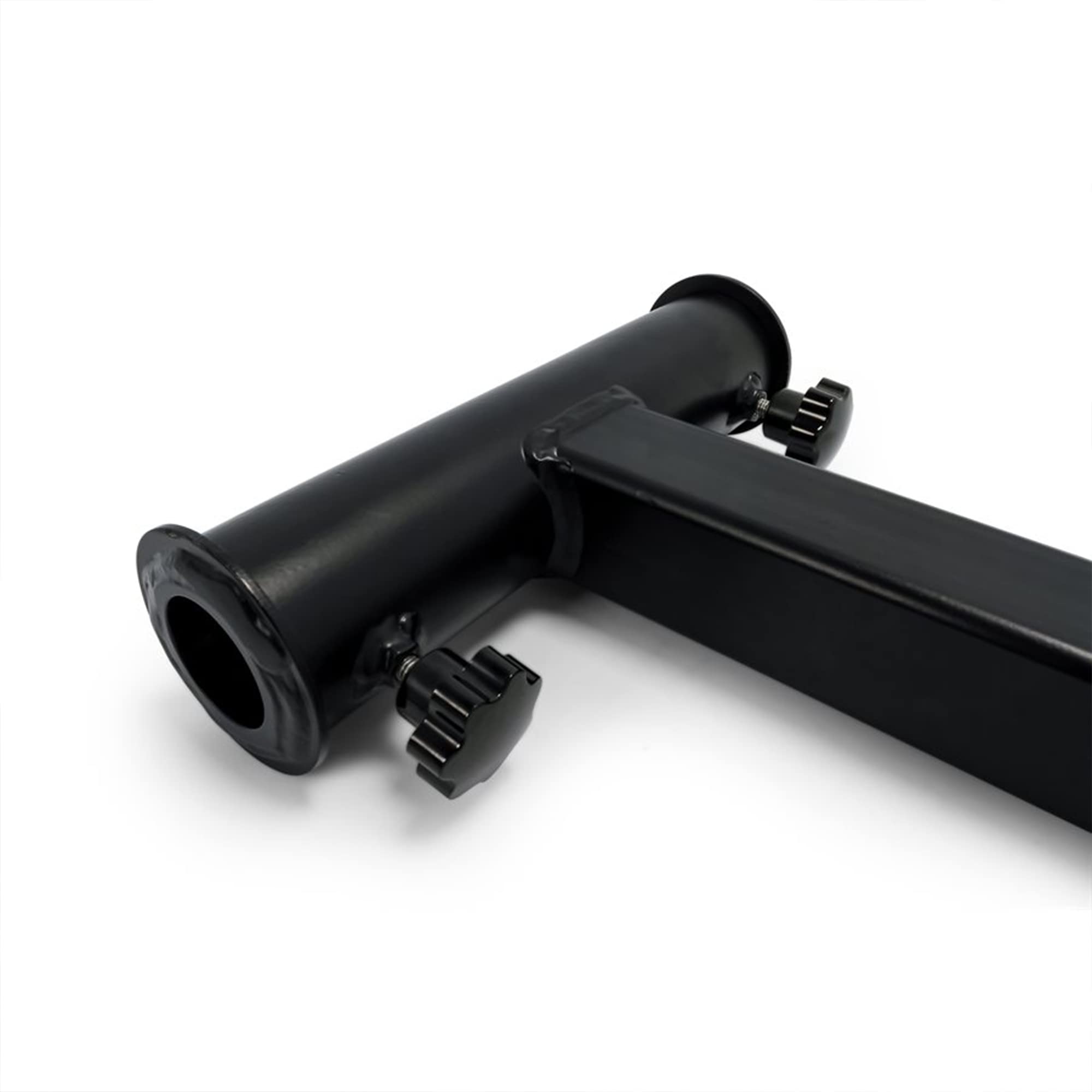 Camco Hitch Mount Durable Umbrella Holder- Sturdily Supports Large Patio and Outdoor Umbrellas on Your Hitch, Great for Traveling, Tailgating and Outdoor Events (51958)