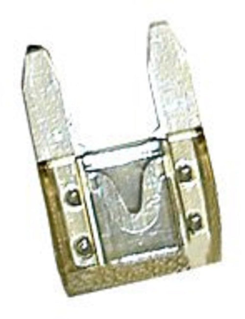 25 AMP Camco 65151 Clear Mini-Blade Fuse - Pack of 2