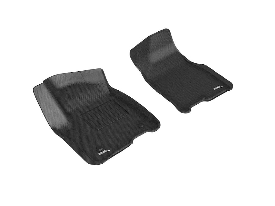 3D MAXpider Kagu Custom Fit Floor Mat (Black) Compatible with Chevrolet Tahoe/ Suburban 2021-2026 / GMC Yukon/ Yukon Xl 2021-2026 - Front Row