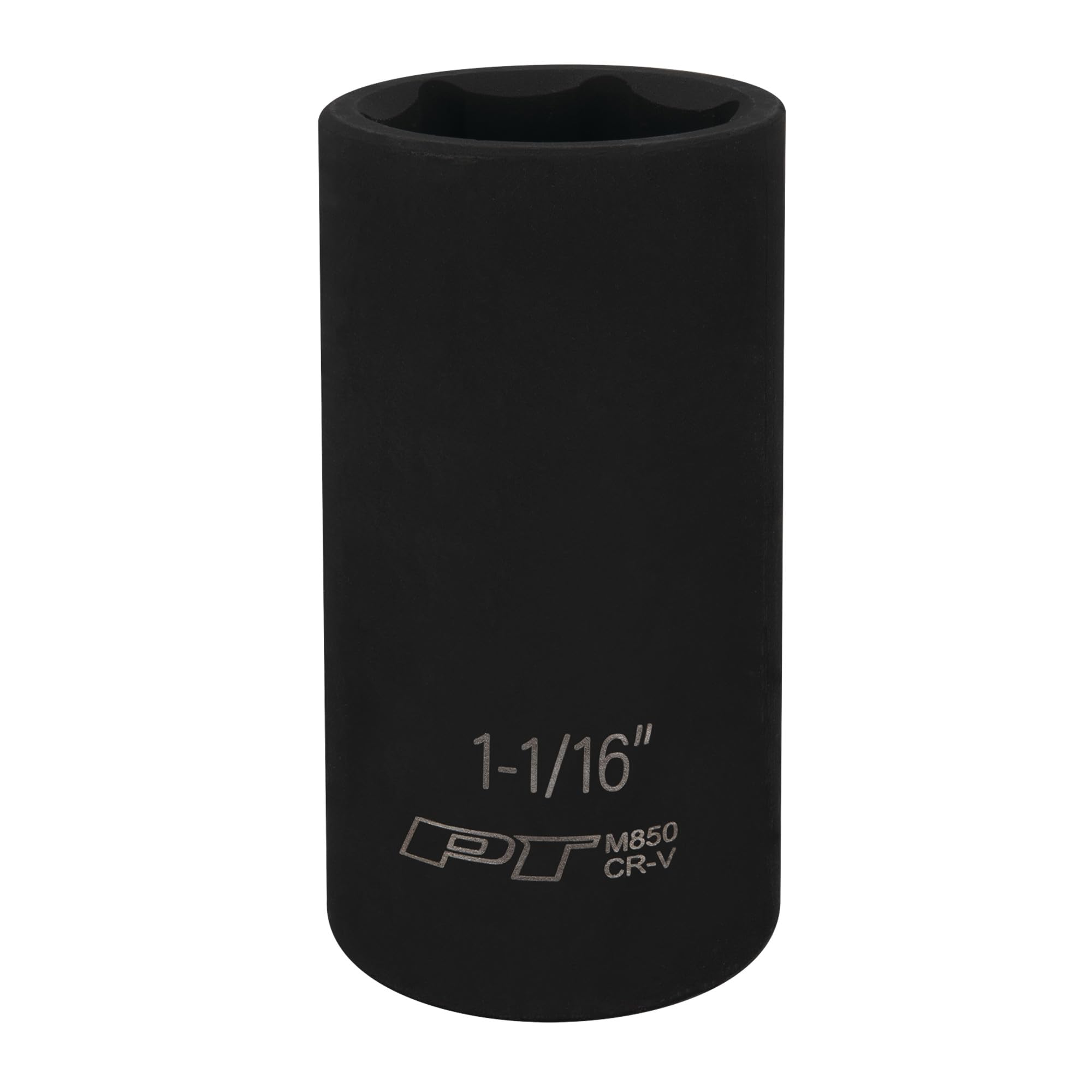 1/2-Inch Drive Performance Tool M850 Impact Socket, 1-1/16, High-Strength Chrome Vanadium Steel Construction for Heavy-Duty Applications