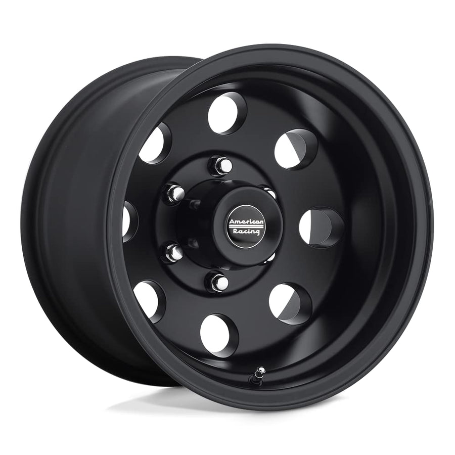 AR172 BAJA American Racing 15X7 6X5.5 3.76 -6mm SATIN BLACK - AR1725783B