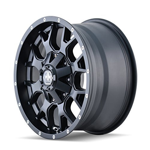 Warrior Mayhem 8015 Wheel with Matte Black Finish (17x9"/12x139.7mm)