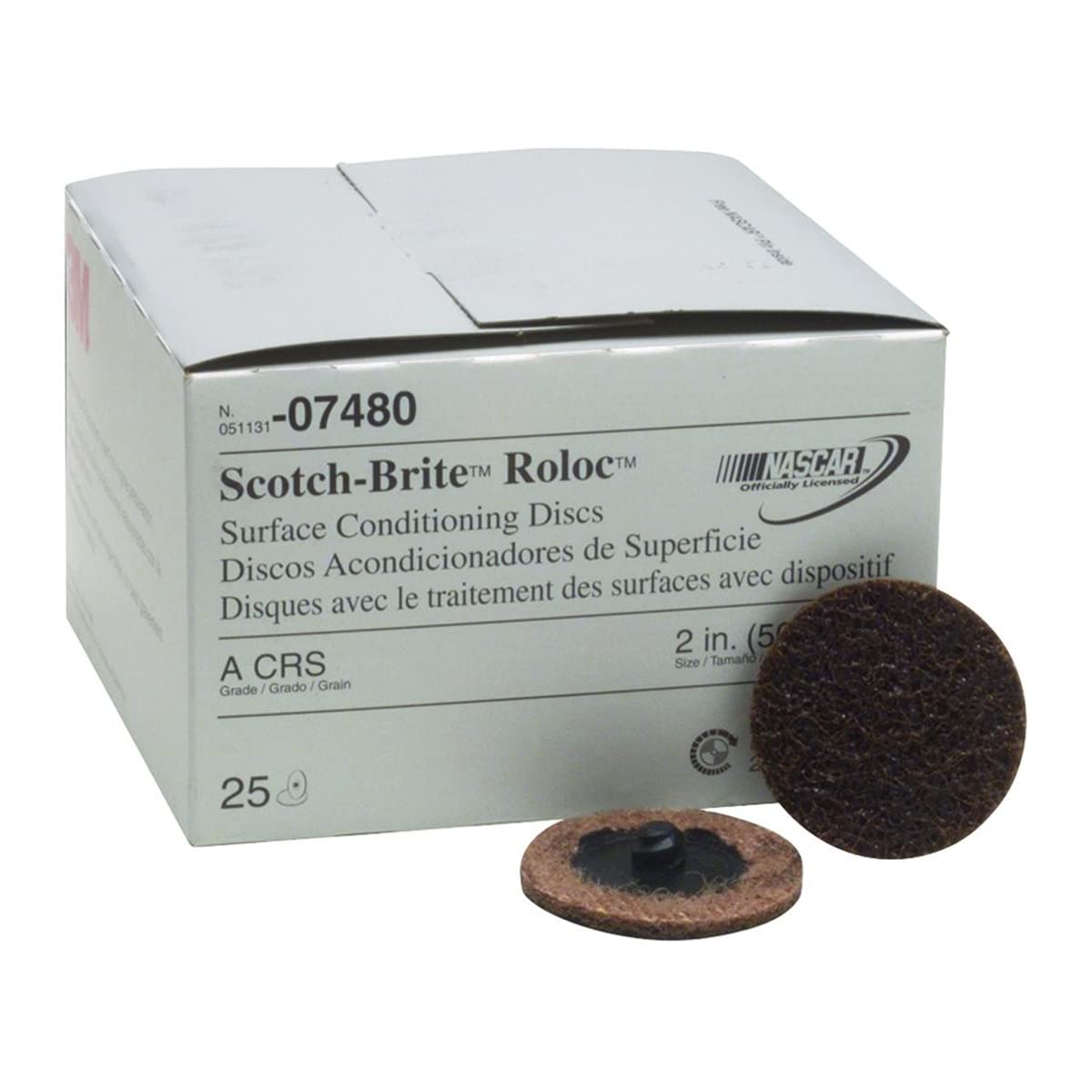2" Coarse 3M (MMM7480) Scotch Brite(tm) Roloc(tm) Surface Conditioning Discs