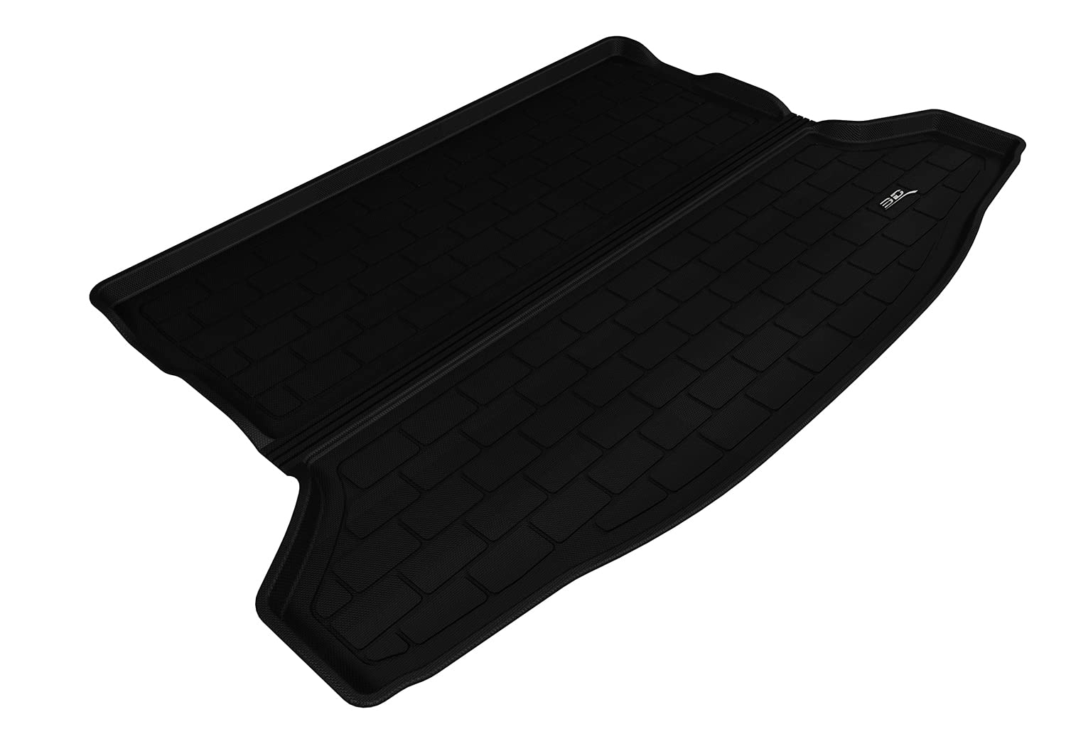 3D MAXpider Custom Fit Cargo All-Weather Floor Mat for Select Subaru XV Crosstrek Models - Kagu Rubber (Black)