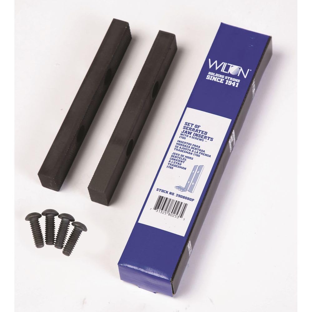 Jet Tools - Serrated Jaw Inserts Set w/ 4 Screws, 1765, Boxed (2908080P)