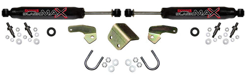 Skyjacker Steering Stabilizer 8211 Single Kit (Including Mounting Brackets Hardware) for Chevy/3500 2500/3500HD - Black