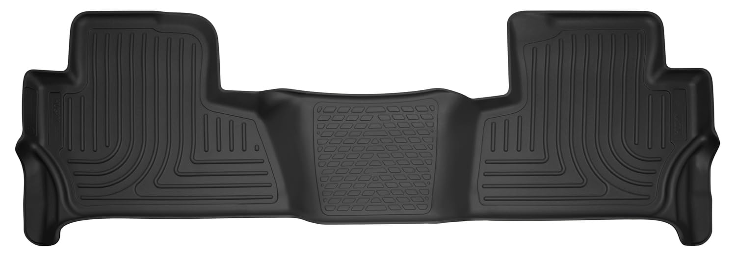 Husky Liners X-act Contour Floor Mats | 2nd Row, 1-pc Black Fits 2015-2020 Chevrolet Tahoe & GMC Yukon - 53251