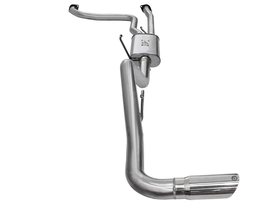 MACH Force XP aFe 49-46101-1 2-1/2" into 3" Cat-Back Stainless Steel Exhaust System with Polished Tip for Nissan Frontier V6-4.0L