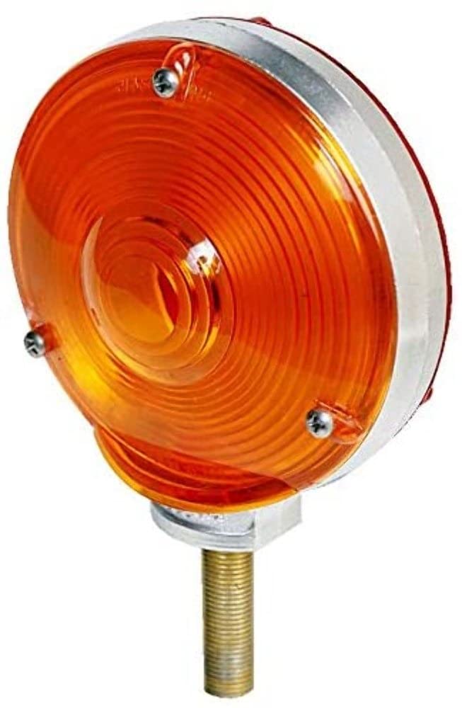Peterson Manufacturing 337-2 4.25" Amber/Red LED Cove Light (Inc Ts, Round, Double-Face, withPacking Light), 1 Pack