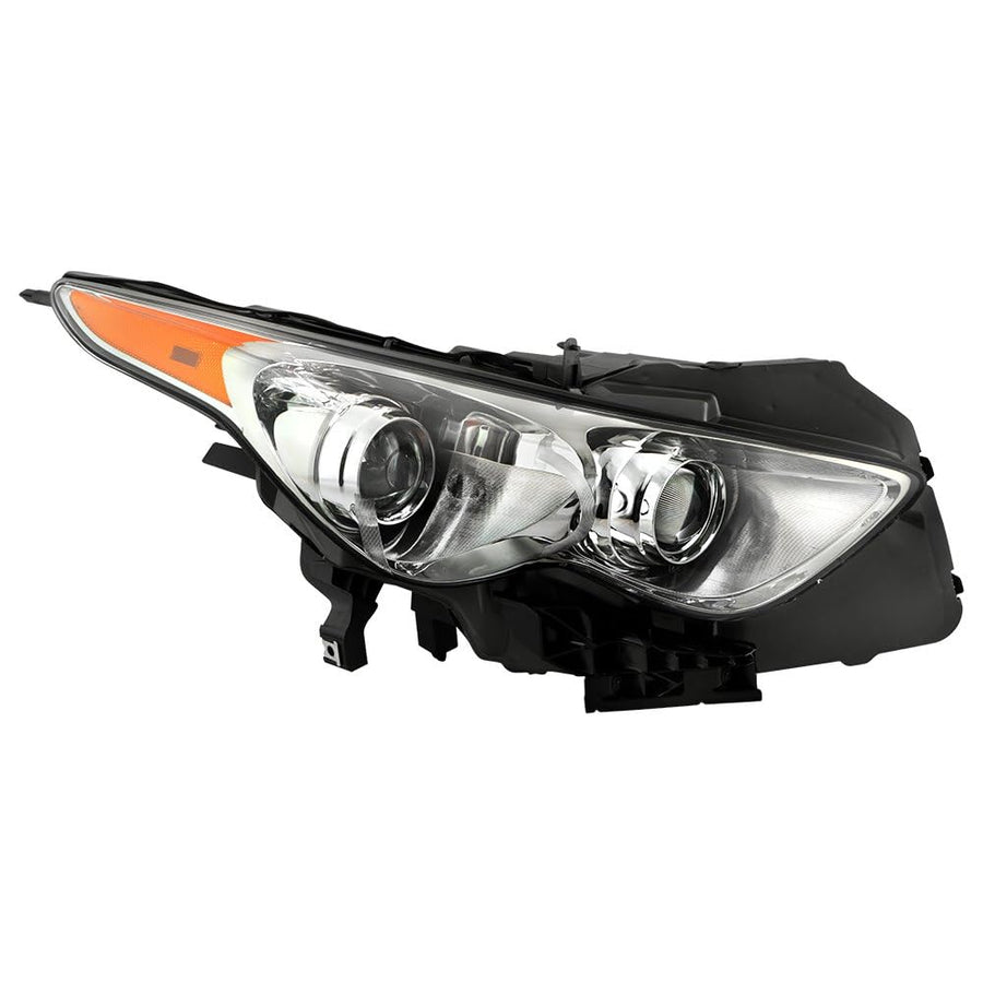 Infiniti FX37 FX35 FX50 Spyder (OE) 09-17 HID w/AFS (w/o Sport Pkg; 20/21 Wheels) Headlight - Low Beam-D5S(Not Included) ; High Beam-D5S(Not Included) ; Signal-PWY24W(Included) - OE Right