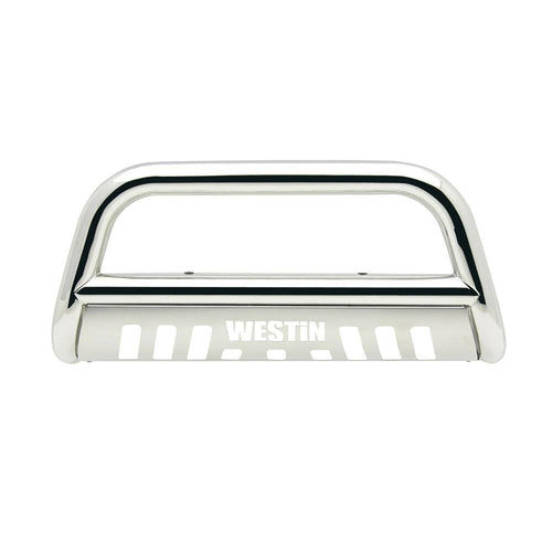 31-6010 Westin E-Series Bull Bar fits 2016-2018 Silverado Sierra 1500 2019 Silverado LD 2019 Sierra 1500 Limited Stainless Steel