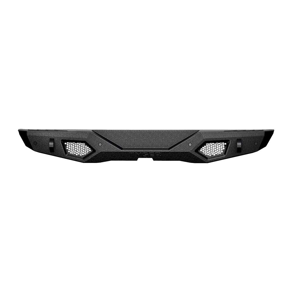 Tyger Auto TG-BP9J81198 Rear Bumper Tyger Fury with D-Ring Mounts Textured Black Compatible with 2018-2026 Jeep Wrangler JL (Not for JK)