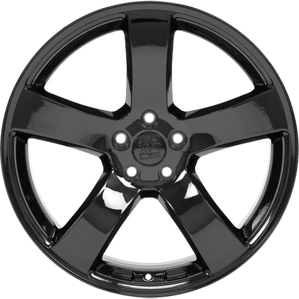 Black Wheel OE Wheels LLC DG12-20080-5115-24B Painted (20 x 8. inches /5 x 115 mm, 24 mm Offset)