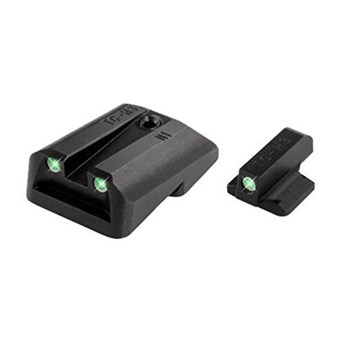 TRUGLO Handgun Tritium Glow-in-the-Dark Night Sights for 1911 Pistols, 260 Front, 450 Rear, Black, One Size