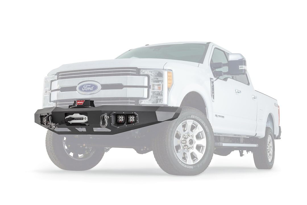 2017-2018 WARN 100918 Ascent Front Bumper- Ford SD F250, F350, F450 '17, Ford SD F250, F350, F450