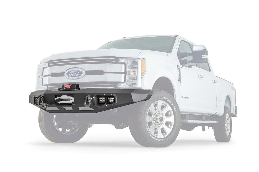 2017-2018 WARN 100918 Ascent Front Bumper- Ford SD F250, F350, F450 '17, Ford SD F250, F350, F450